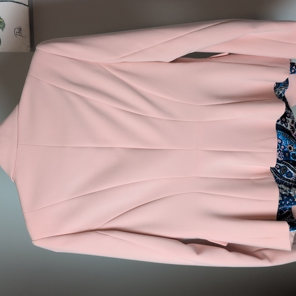 White House Black Market, Pale Pink Double-Breasted Women's Blazer, Sz. 6 - Picture 12 of 12
